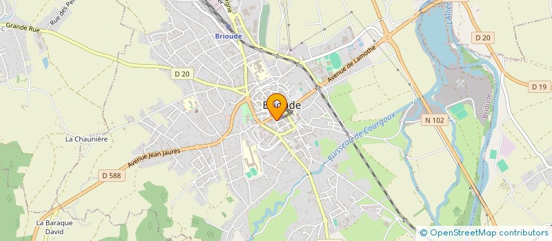 localisation de l'entreprise SOS MON ENFANT à BRIOUDE