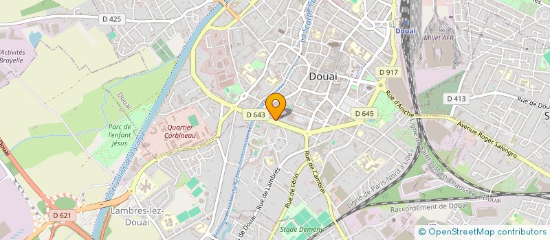 localisation de l'entreprise SOS MOUSTACHES 59 à DOUAI