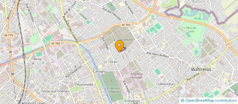 localisation de l'entreprise SOS NOEL  ROUBAIX