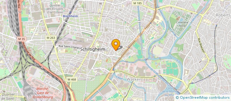 localisation de l'entreprise SOS OLVIDO SERRURE à SCHILTIGHEIM