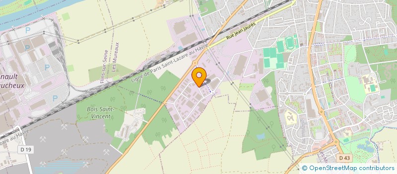 localisation de l'entreprise SOS OXYGENE BASSIN PARISEN NORD à LES MUREAUX