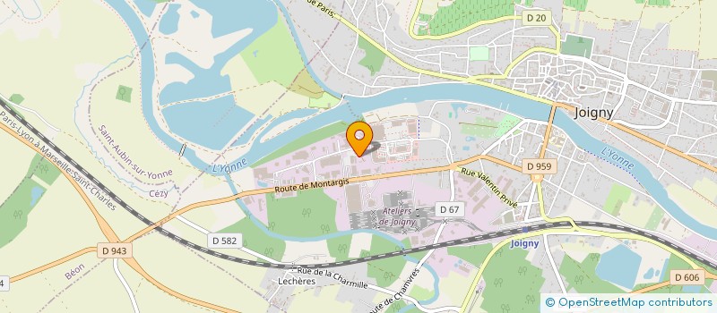 localisation de l'entreprise SOS OXYGENE BASSIN PARISIEN SUD  APPOIGNY