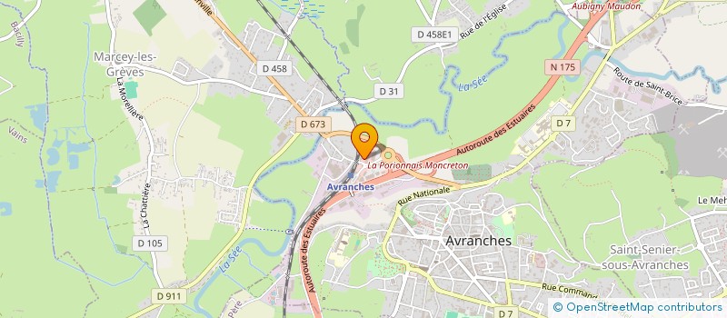 localisation de l'entreprise SOS OXYGENE MANCHE à AVRANCHES