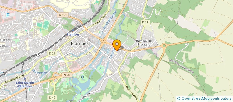 localisation de l'entreprise SOS P'TITES BETES  ETAMPES