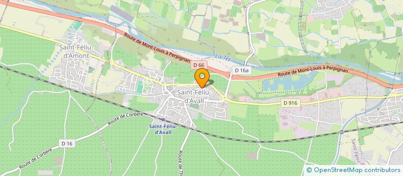 localisation de l'entreprise SOS PAIE 66  SAINT-FELIU-D'AMONT