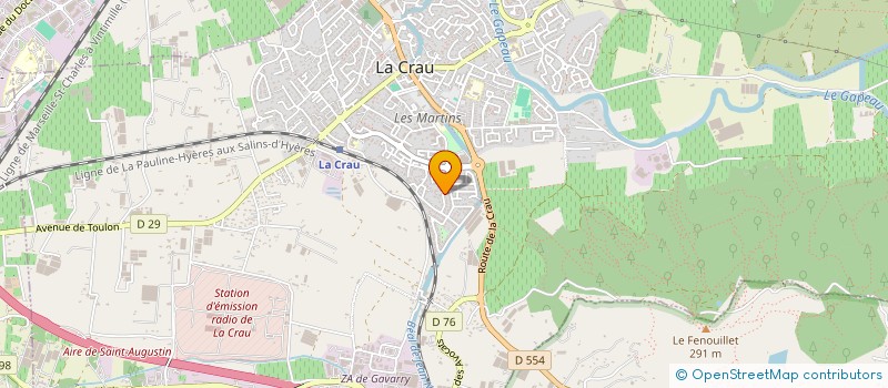 localisation de l'entreprise SOS PAPERASSE  LA CRAU