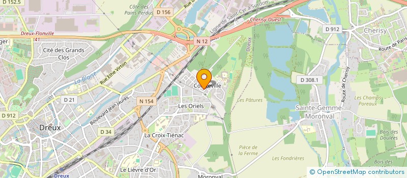 localisation de l'entreprise SOS PARE BRISE à DREUX