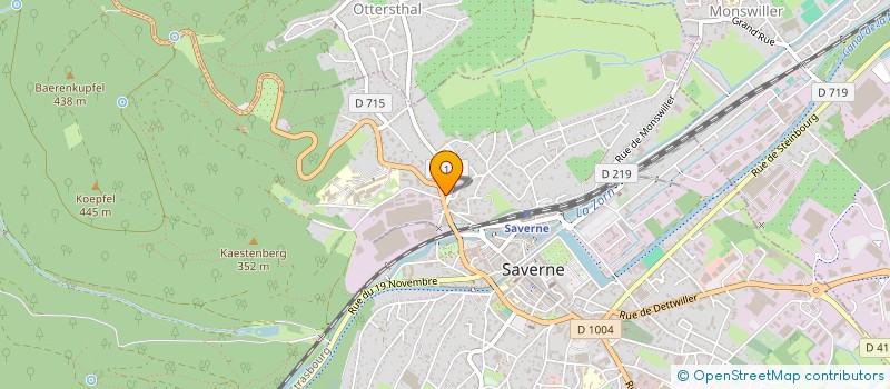 localisation de l'entreprise SOS PARE BRISE à SAVERNE