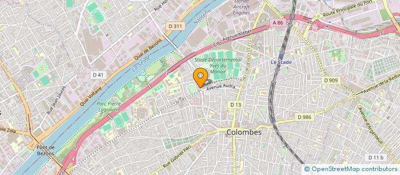 localisation de l'entreprise SOS PATINOIRE DE COLOMBES  COLOMBES