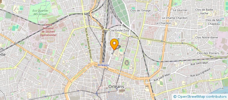 localisation de l'entreprise SOS PATTES DE VELOURS  ORLEANS
