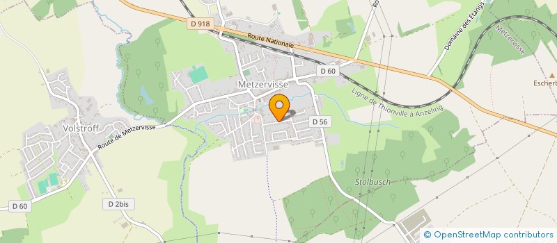 localisation de l'entreprise SOS PATTOUNES 57  METZERVISSE