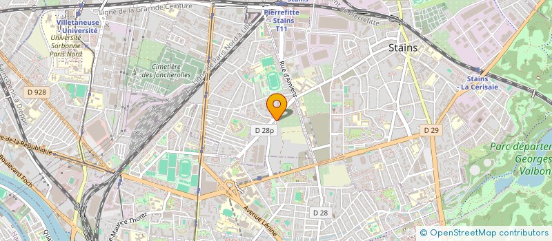 localisation de l'entreprise SOS PAUVRETE 93 à PIERREFITTE-SUR-SEINE
