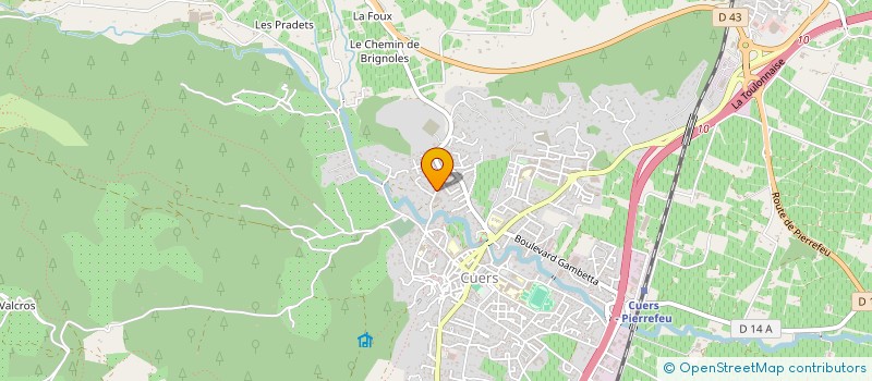 localisation de l'entreprise SOS PC 24-24  CUERS