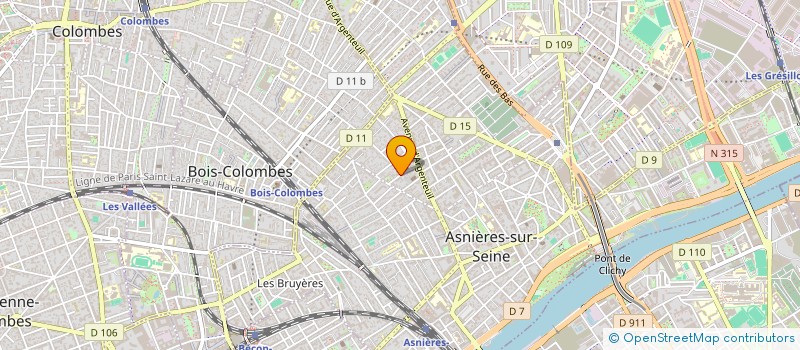 localisation de l'entreprise SOS PC FAMILY  ASNIERES-SUR-SEINE