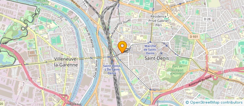 localisation de l'entreprise SOS PERMIS à SAINT-DENIS