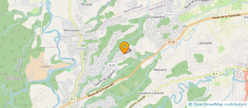 localisation de l'entreprise SOS PERSONNES A DOMICILE à PETIT-BOURG