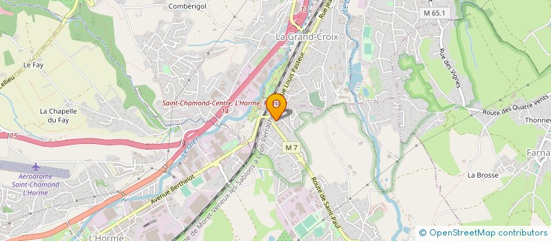 localisation de l'entreprise SOS PETITS BOULOTS VALLEE DU GIER à SAINT-PAUL-EN-JAREZ