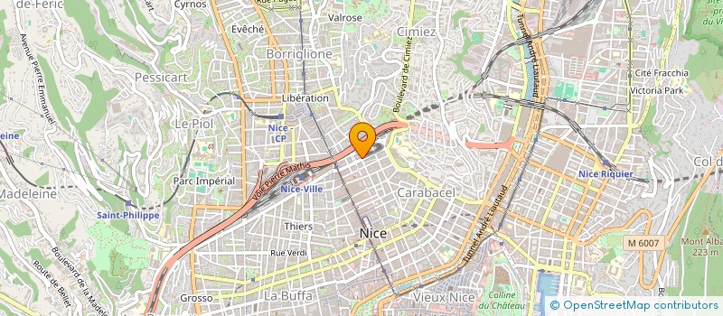 localisation de l'entreprise SOS PHONE à NICE