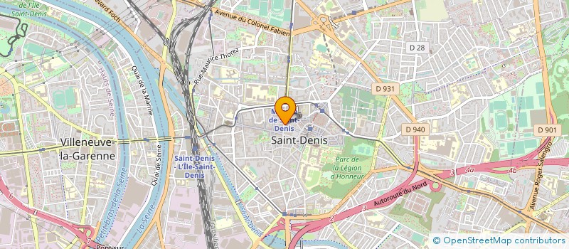 localisation de l'entreprise SOS PHONE 93  SAINT-DENIS