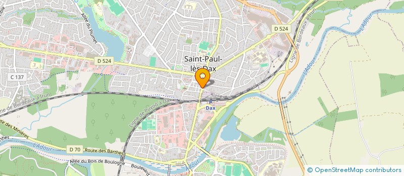 localisation de l'entreprise SOS PHONE  SAINT-PAUL-LES-DAX