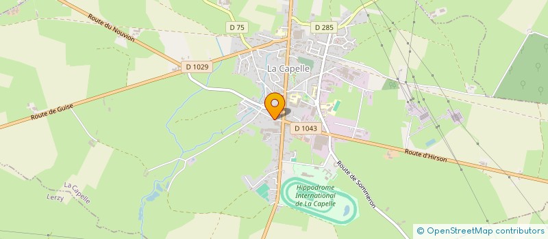 localisation de l'entreprise SOS PICARDIE AMBULANCES DE LA THIERACHE à LA CAPELLE