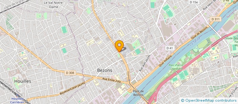 localisation de l'entreprise SOS PIECES AUTO à BEZONS