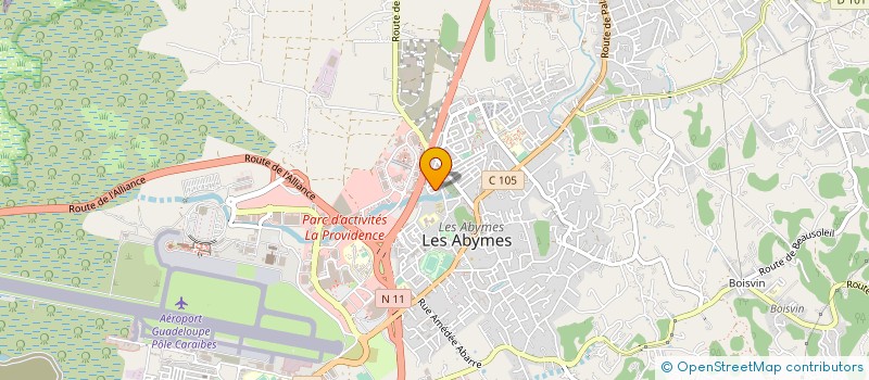 localisation de l'entreprise SOS PIECES AUTO ABYMES à LES ABYMES