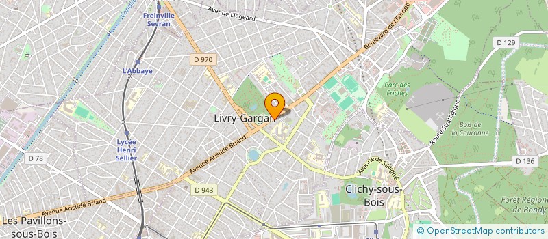 localisation de l'entreprise SOS PIZZA à LIVRY GARGAN