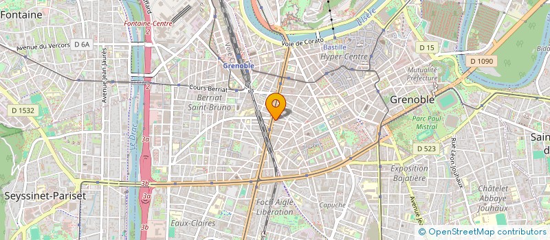localisation de l'entreprise SOS PIZZA  GRENOBLE