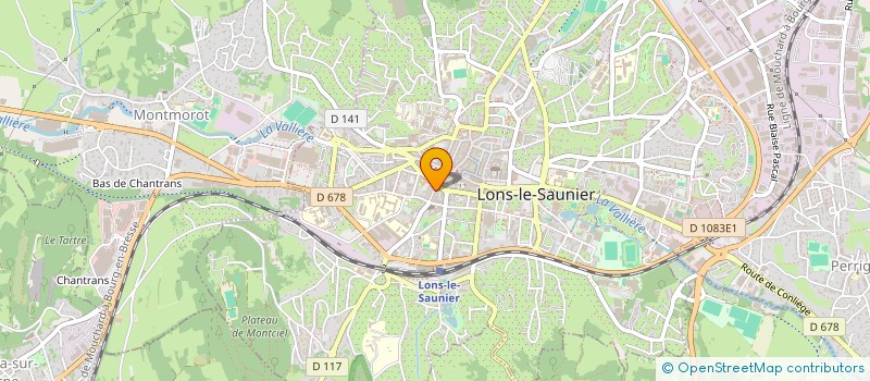localisation de l'entreprise SOS PIZZAS à LONS-LE-SAUNIER