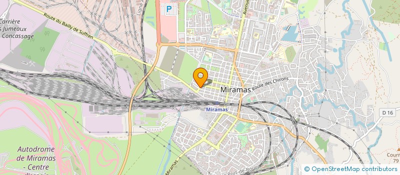 localisation de l'entreprise SOS PLOMBERIE SANITAIRE à MIRAMAS