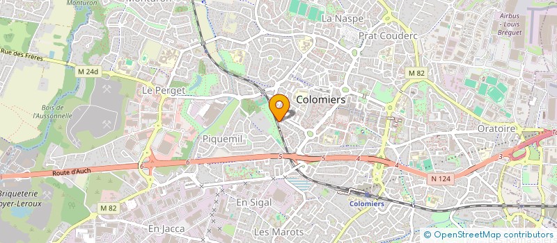 localisation de l'entreprise SOS PNEUS 31  TOULOUSE