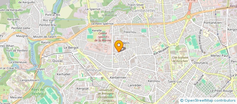 localisation de l'entreprise SOS POUX à BREST