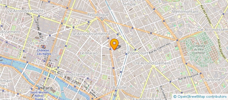 localisation de l'entreprise SOS PRESTATIONS  PARIS