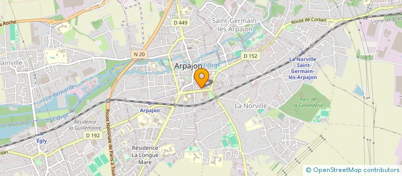 localisation de l'entreprise SOS PRET à ARPAJON