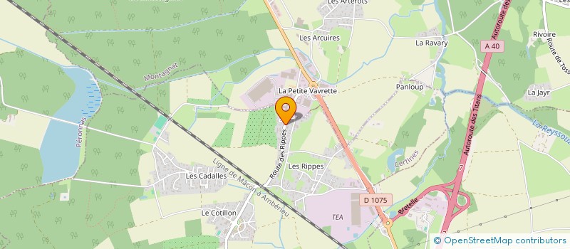 localisation de l'entreprise SOS PROFUITE  CERTINES