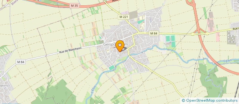 localisation de l'entreprise SOS PSYCHOLOGUES  GEISPOLSHEIM