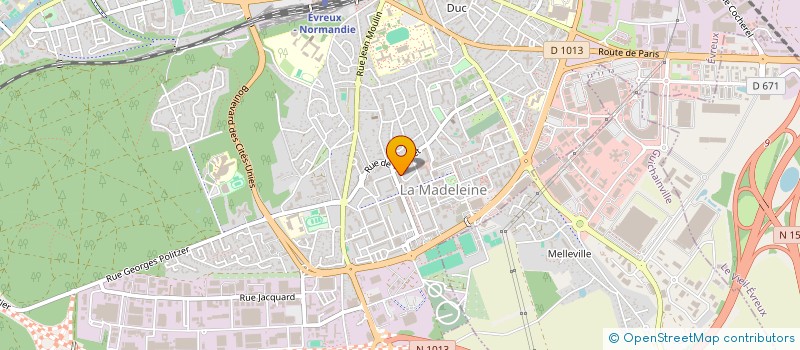 localisation de l'entreprise SOS RACISME 27 TOUCHE PAS A MON POTE  EVREUX