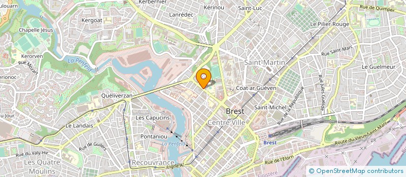 localisation de l'entreprise SOS RACISME 29 à BREST