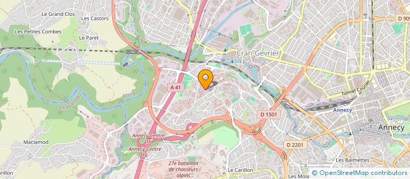 localisation de l'entreprise SOS RACISME 74 TOUCHE PAS A MON POTE à ANNECY