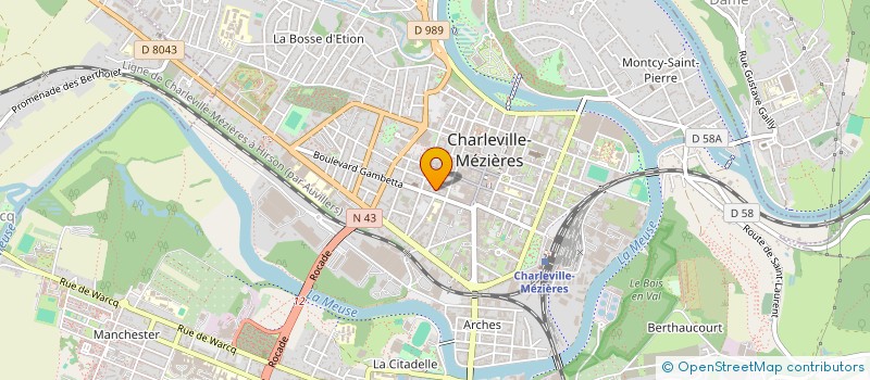 localisation de l'entreprise SOS RACISME STOP RACISME à CHARLEVILLE-MEZIERES