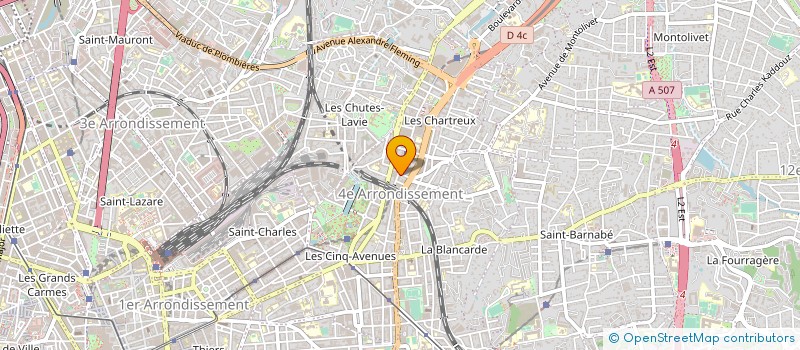 localisation de l'entreprise SOS RADIO ASSO à MARSEILLE