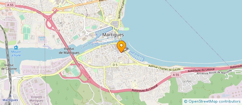 localisation de l'entreprise SOS RAMO à MARTIGUES
