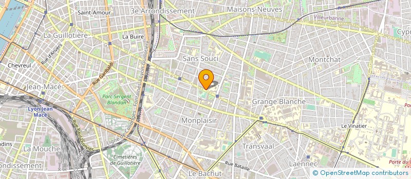 localisation de l'entreprise SOS RECOURS à LYON