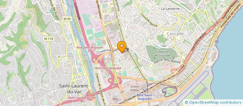 localisation de l'entreprise SOS REUSSITE SCOLAIRE à NICE