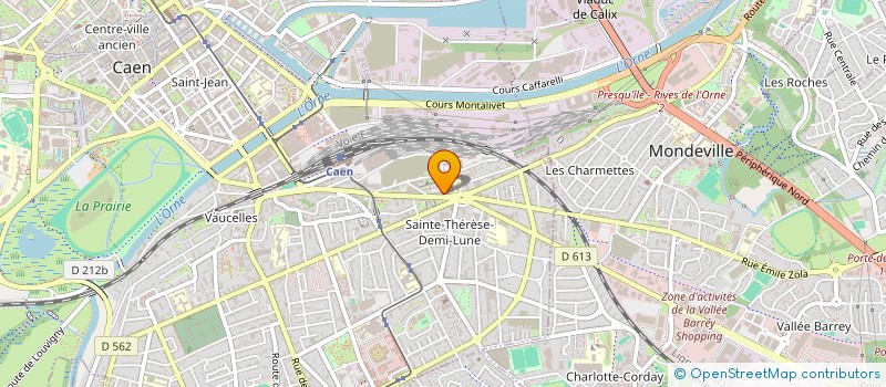 localisation de l'entreprise SOS SALARIES à CAEN