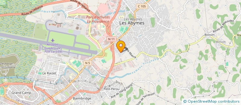 localisation de l'entreprise SOS SECOURS SCOLAIRE à LES ABYMES
