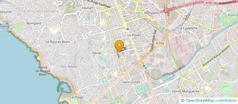 localisation de l'entreprise SOS SECURITE à MARSEILLE
