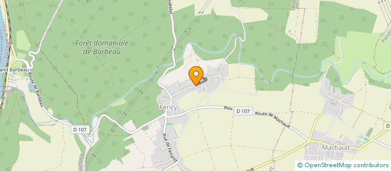 localisation de l'entreprise SOS SOLUTIONS INFORMATIQUES  FERICY