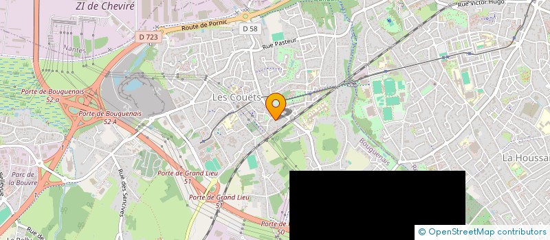 localisation de l'entreprise SOS SOUFFRANCE ANIMALE LOIRE ATLANTIQUE à BOUGUENAIS
